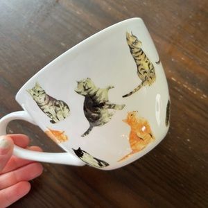 Bone China Cat Mug
